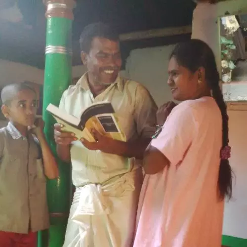 two inhabitants of rampur peruse the pages of srinivas famous book the remembered village david gellner