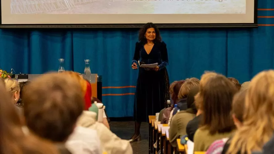 Alpa Shah giving the Eilert Sundt Lecture 2026