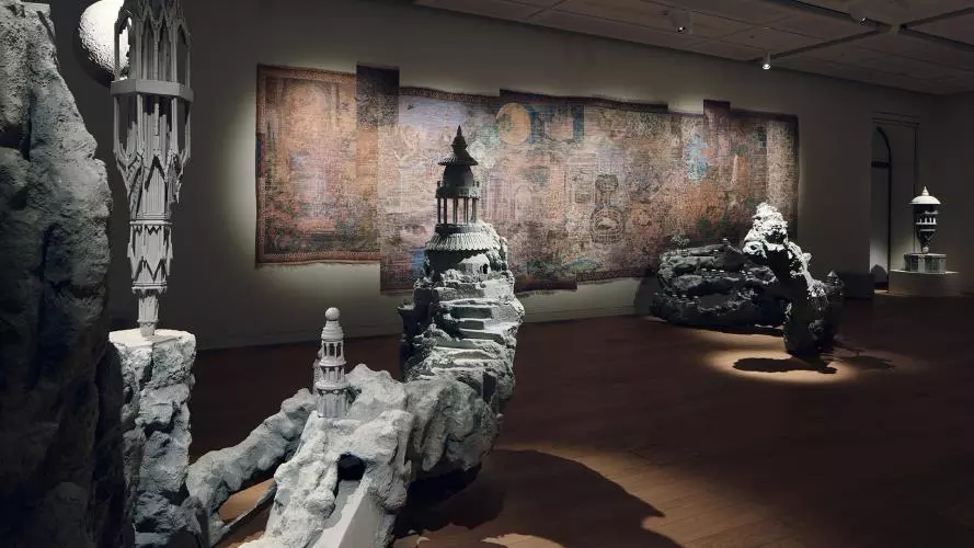 a view of the exhibition