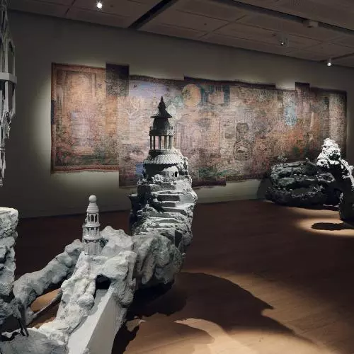 a view of the exhibition