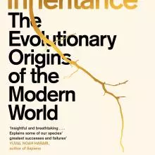 inheritance cover of a book with plant growing through crack 
